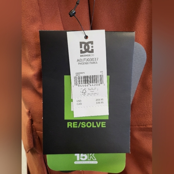 NWT DC Phoenix Parka 2024 - Women's Snow Jacket Size Large - Picture 3 of 6